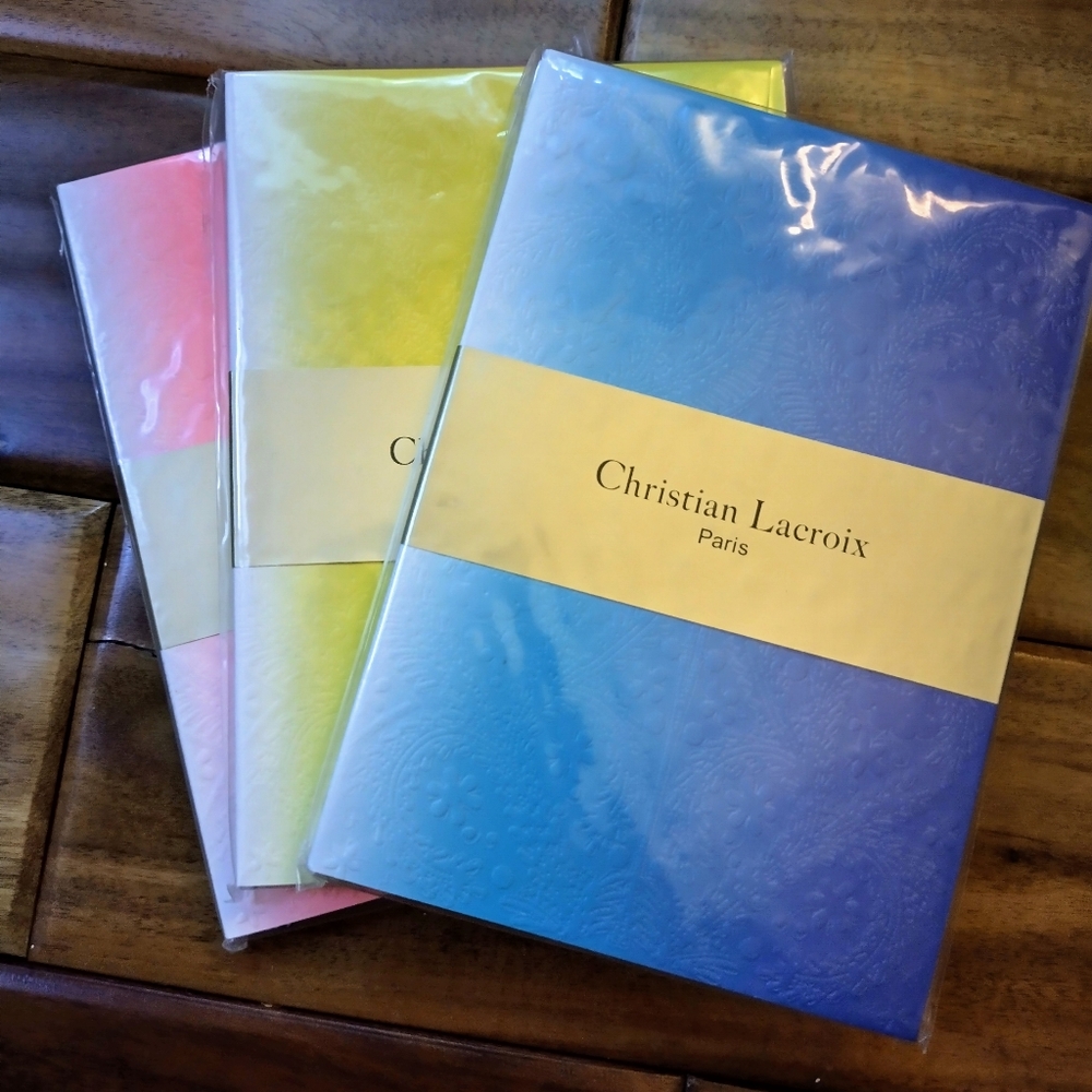 Christian Lacroix Paseo Set of Three Lined Journals